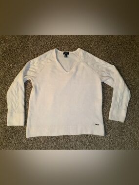 Jones New York signature sweater, color: bone, size: M